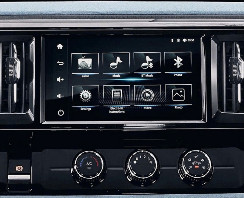 Foton Wonder 990kg sở hữu màn hình giải trí 9 inch
