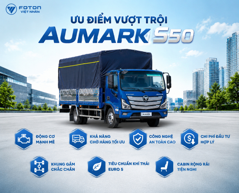 Ưu điểm xe tải Aumark S50
